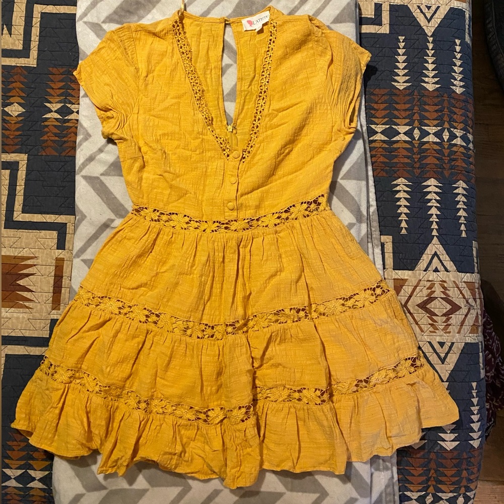 L’atiste medium dress yellow